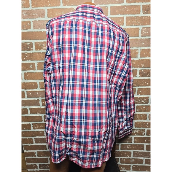 UNTUCKit Men's Shirt XXL‎ Tal Regular, Long Sleeve Button-Up Casual Plaid Dad - Picture 5 of 9